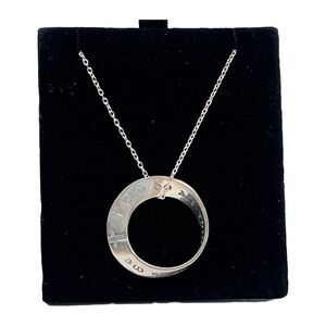 Mobius Necklace, I Can Do All Things, Sterling Silver